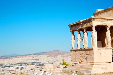 heykel Akropolis Atina yer ve  