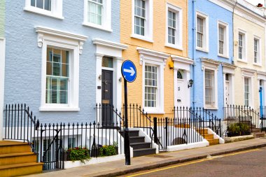 Londra'daki Notting hill alan  