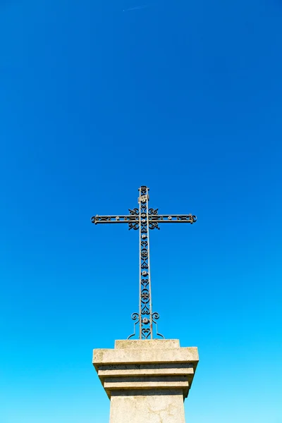Католический абстрактный крест и фон — стоковое фото