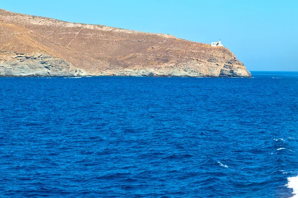 Espuma griega del mar mediterráneo — Foto de Stock