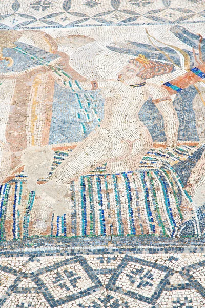 Telhado de mosaico na cidade velha morocco África viagem história — Fotografia de Stock