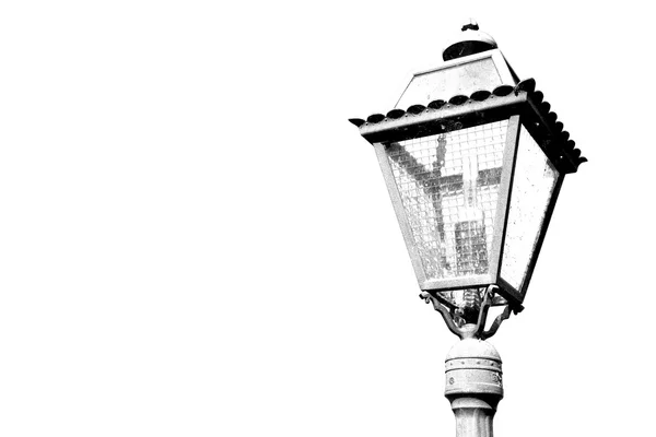 Abstract van Europa in de hemel van Italië lantern en verlichting — Stockfoto