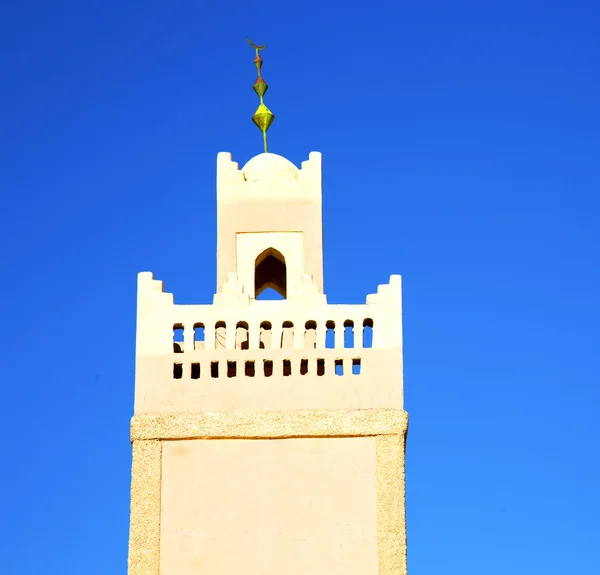 Muslim the history  symbol  in morocco  africa  minaret religio — Stock Photo, Image