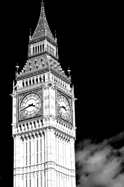 London big ben e construção antiga histórica inglaterra envelhecido cit. — Fotografia de Stock