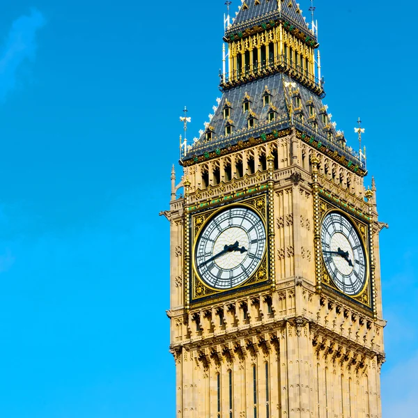 Londra Big Ben e storica vecchia costruzione Inghilterra invecchiato cit — Foto Stock