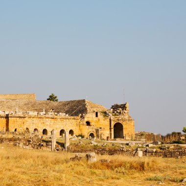 Arkeoloji pamukkale eski yapılar Asya Türkiye'de col
