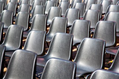 İtalya Avrupa'nın boş koltuk arka plan siyah  