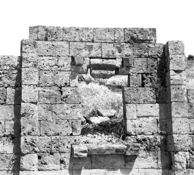  perge eski inşaat Asya Türkiye'de sütun ve roma