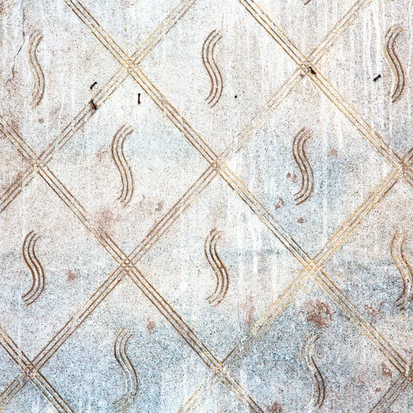 Ladrillo paso abstracto en italia pared vieja y textura material th —  Fotos de Stock