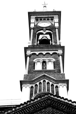 anıt Saat Kulesi İtalya Avrupa eski taş ve çan