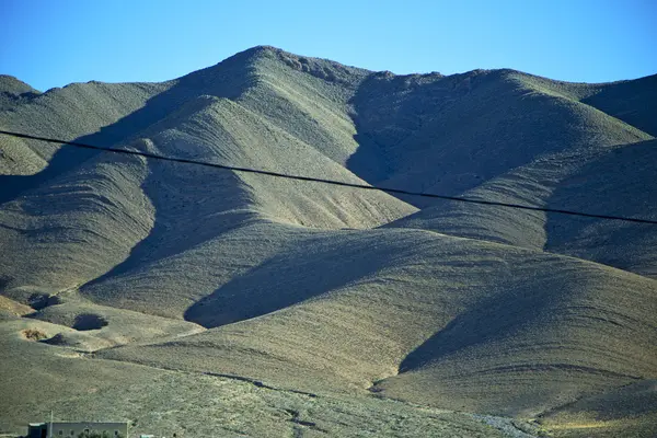 Tal Hügel in Afrika Marokko die — Stockfoto