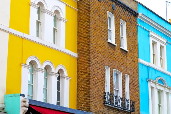 Gegend in london england alte gelbe mauer — Stockfoto