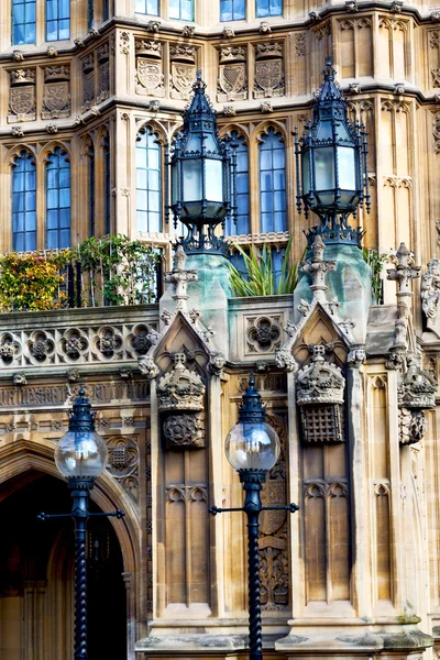 Eski Londra tarihi Parlamento cam yapısındaki — Stok fotoğraf