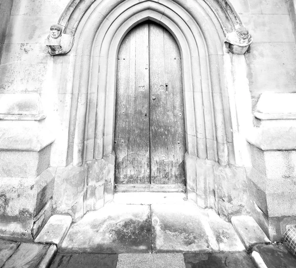 Weinstmister abbey i london gamla kyrkliga dörren och marmor antika — Stockfoto