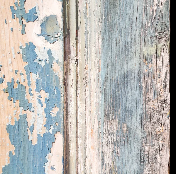 Greece home texture of a blue antique wooden old door in santori — Stock Photo, Image