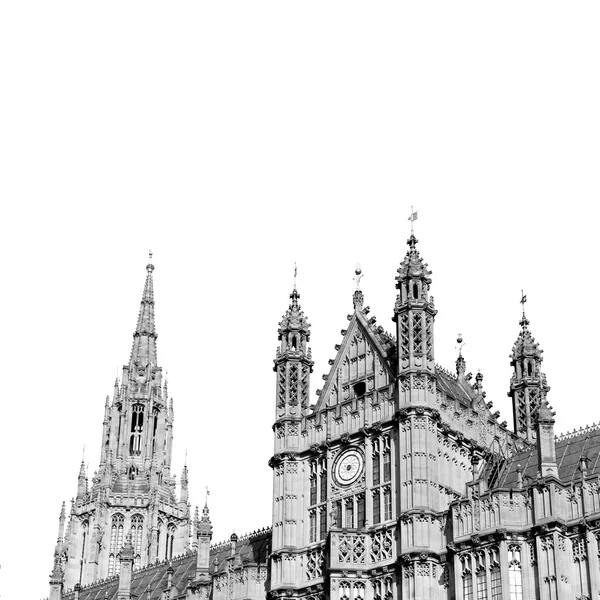 В старом здании исторического парламента Лондона — стоковое фото