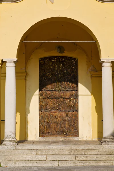 Puerta en italia columna lombardía la — Foto de Stock