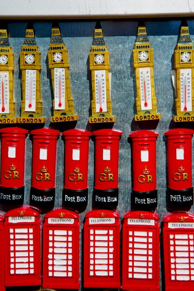 Souvenir in Inghilterra scatola obsoleta Londra classica icona britannica — Foto Stock