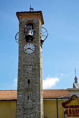  güneşli bir gün milan eski soyut İtalya kırmızı