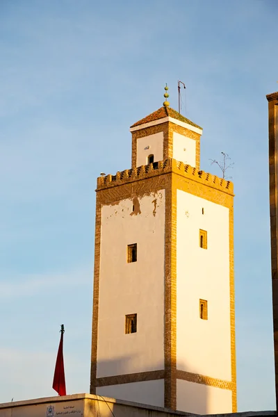 Old brick tower in morocco africa — Stock Photo, Image