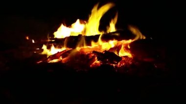 ateş ve gece şenlik ateşi