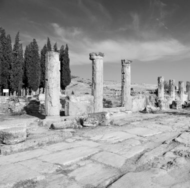  Anadolu pamukkale eski yapılar Asya Türkiye colum '
