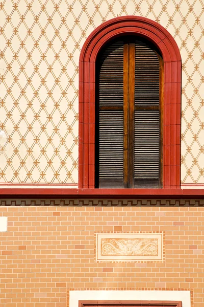 Optische abbiate varese rose window kirche italien — Stockfoto