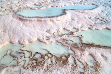 Pamukkale Traverten suda soyut