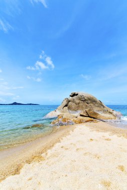 Tayland ve Güney Çin deniz Kho Samui Asya kayalar  