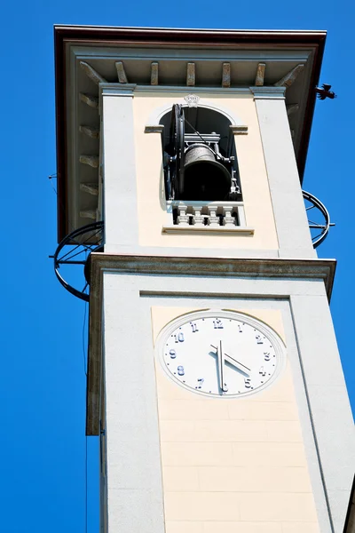 Bâtiment tour de l'horloge en italie — Photo