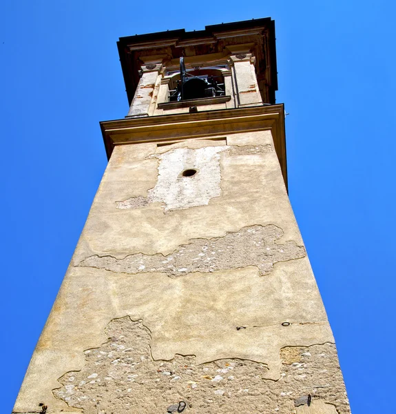 Falsterbo gamla abstrakt i kyrktornet bell solig dag — Stockfoto