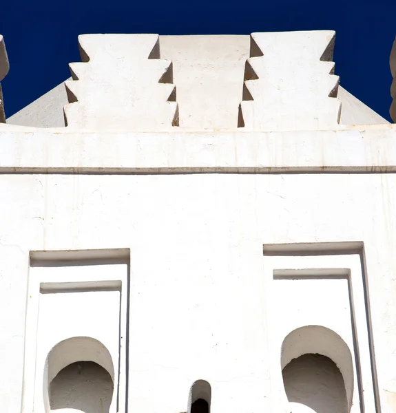 Musulmán el símbolo de la historia en morocco africano minarete religio — Foto de Stock