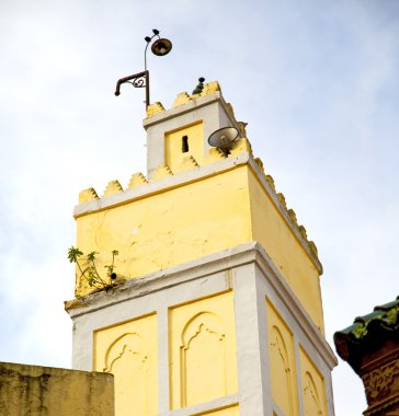 Müslüman Camii tarihi sembol Fas Afrika mina