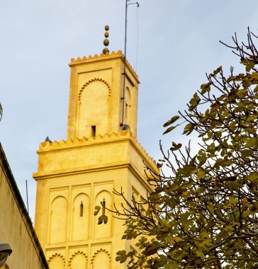  camide geçmiş sembolü Fas Afrika minar Müslüman
