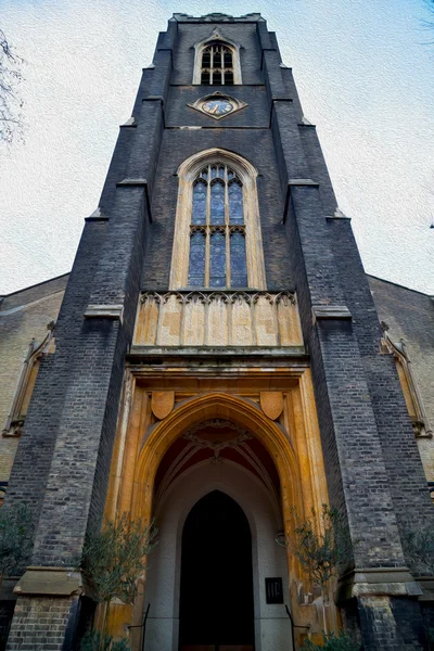 Oude architectuur in Engeland Europa muur geschiedenis — Stockfoto