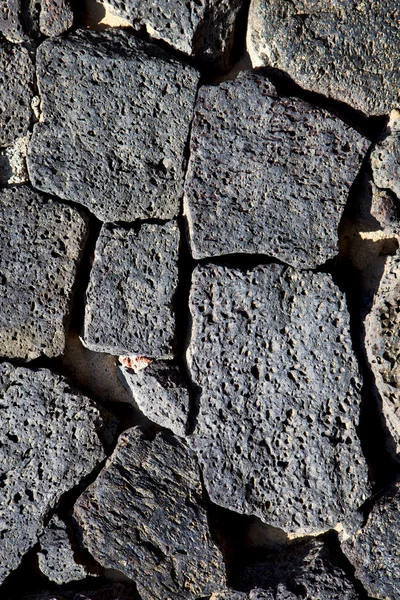 Texture astratta roccia lanzarote pietra e licheni — Foto Stock