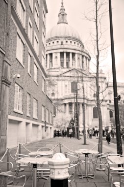 St paul Katedrali, Londra İngiltere eski yapılar ve bunları