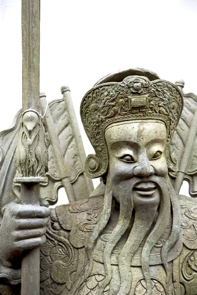 Face  in the temple bangkok asia — Stock Photo, Image