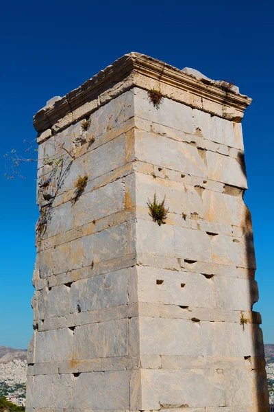 Céu e antiga Acrópole — Fotografia de Stock