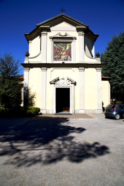  İtalya lombardy Ferrara eski kilise tuğla s kapalı