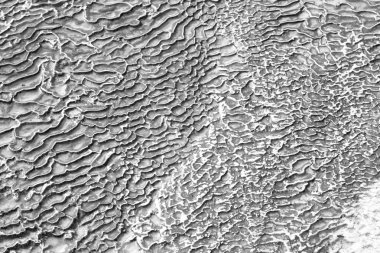 Pamukkale Türkiye Asya'da eski kalsiyum banyo ve trave soyut