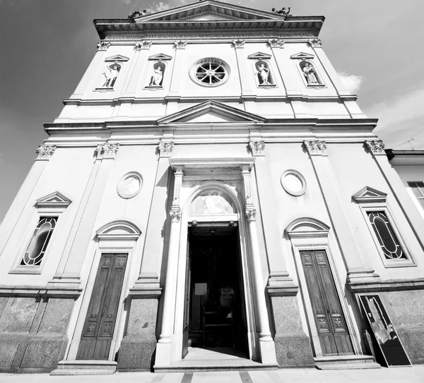 Monumentet gammal arkitektur i Italien Europa Milano religion en — Stockfoto