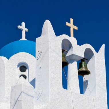  mimari beyaz arka plan çapraz santorini Yunanistan ol