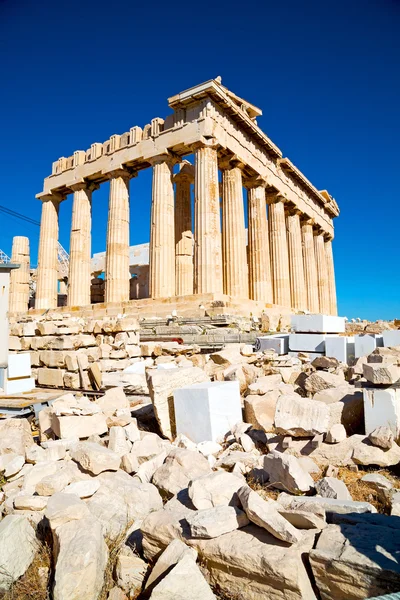 In greece the old architecture — Stock Photo, Image
