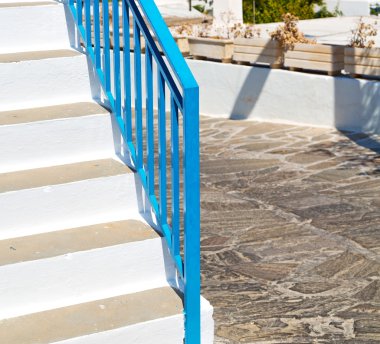 Yunanistan antorini Avrupa eski ev ve WHI Isle çiçek