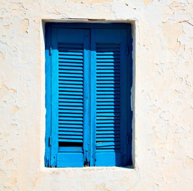 Santorini Avrupa Yunanistan eski mimari ve mavi venetia içinde