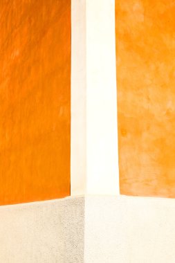 Avrupa İtalya eski turuncu duvar sarı   