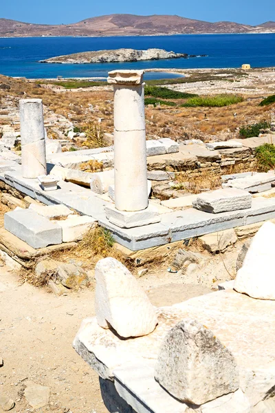 Buisson en grec l'acropole et le site — Photo