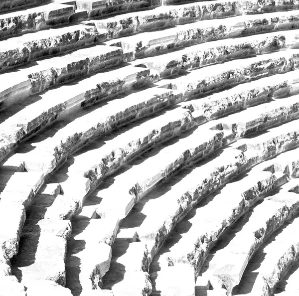 In turkey europe aspendos the old theatre abstract texture of st — Stock Photo, Image