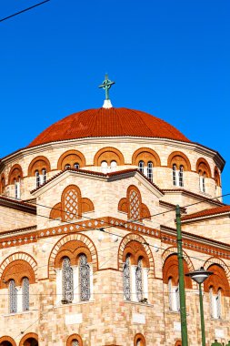 Atina Yunan köyde gökyüzü